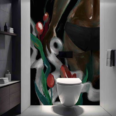 Papiers peints - Galerie WC NOIR - ERIC&MUZY