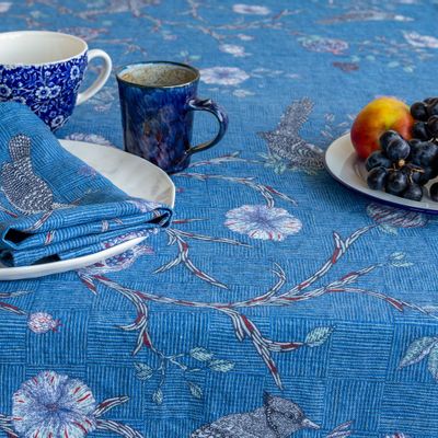 Trays - Indigo Birds, Oranges & Lemons, Studio Avenida and Orient - AVENIDA HOME