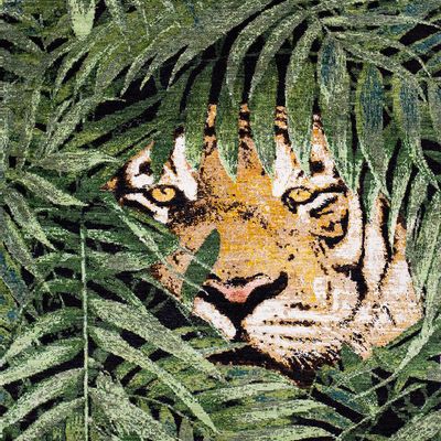 Tapis design - Tiger in the Woods, Zollanvari Studio, Zollanvari Fine Gabbe - ZOLLANVARI INTERNATIONAL