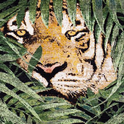 Design carpets - Tiger in the Woods, Zollanvari Studio, Zollanvari Fine Gabbeh - ZOLLANVARI INTERNATIONAL