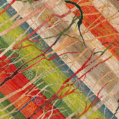 Tapis design - Autumnal Woodland 4, Transitional Tribal, Zollanvari Super Fine Gabbeh - ZOLLANVARI INTERNATIONAL