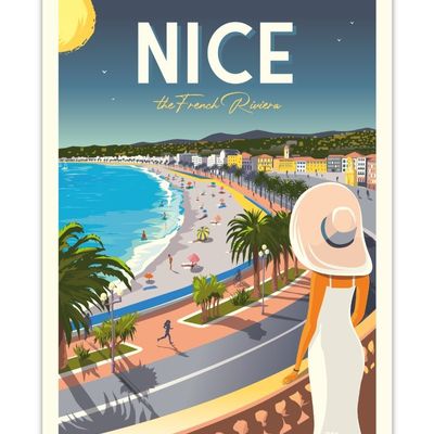 Poster - Poster NICE "French Riviera" - MARCEL TRAVELPOSTERS