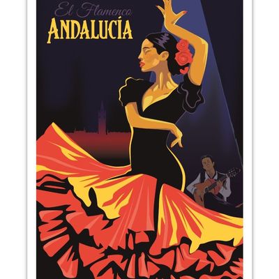 Affiches - Affiche "Flamenco" - MARCEL TRAVELPOSTERS