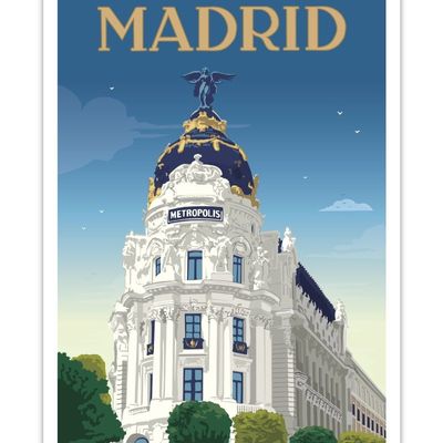 Affiches - Affiche MADRID - MARCEL TRAVELPOSTERS