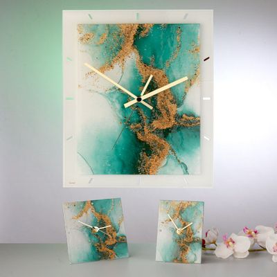 Clocks - Horloge en verre de Murano - GIOVINARTE