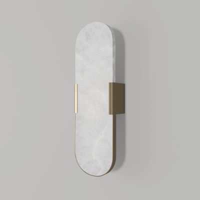 Appliques - Lampe murale Dahlia en albâtre de Creativemary - CREATIVEMARY