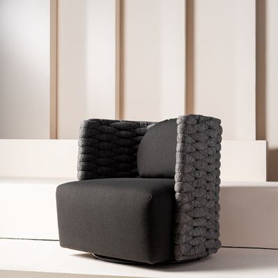 Lounge chairs - Jolie Swivel Lounge Chair - A. GARCIA LIFESTYLE INC.