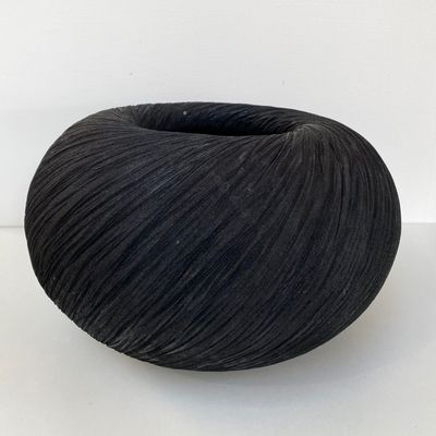 Vases - Vase Céramique "Raku" Black Amphora - BARBARA BILLOUD
