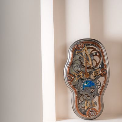 Unique pieces - "Wicked Clock" Mechanical wall Art - VENZON LIGHTING & OBJECTS