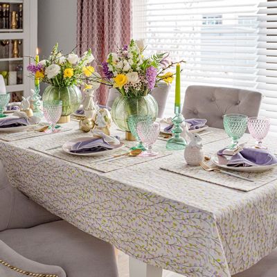 Table linen - Table Linen - Purple Catkins - ROSEBERRY HOME