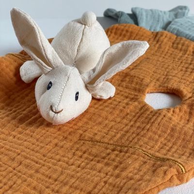 Soft toy - Doudou rabbit, mouse and ladybug - EGMONT TOYS