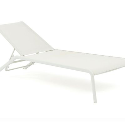 Deck chairs - Fleole pearl grey sunlounger - EZEÏS