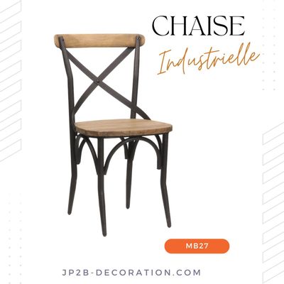 Chaises - Chaises Industrielles Vintage - JP2B DECORATION