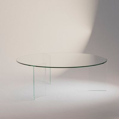 Coffee tables - Table basse MONOLOG en verre extra-clair - GLASS VARIATIONS