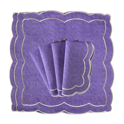 Serviettes - Serviettes - Onde Napkins (lot de 6 pièces) - ROSEBERRY HOME