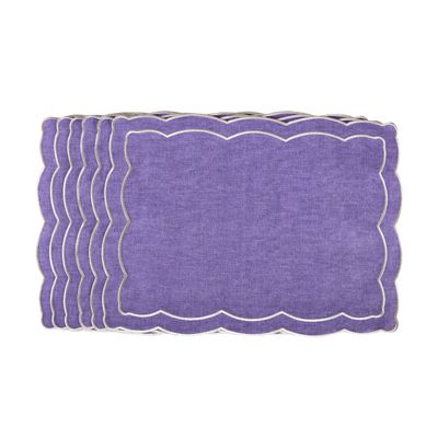 Sets de table - Sets de table - Onde Placemats (lot de 6 pièces) - ROSEBERRY HOME