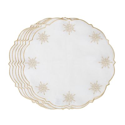 Linge de table textile - Sets de table - Stars Placemats (lot de 6 pièces) - ROSEBERRY HOME