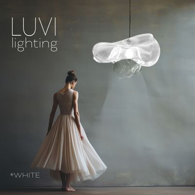 Hanging lights - BALERINA Arabesque  CHANDELIER - White - LUVI