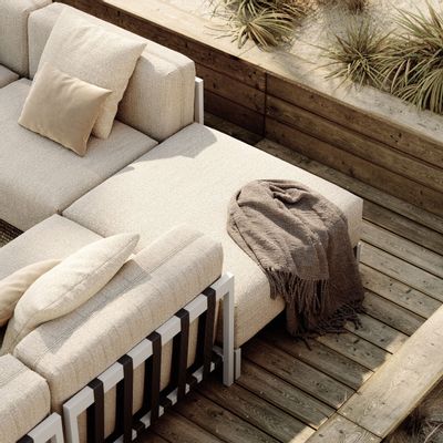 Lawn chairs - Bondi Outdoor Pouf - DOMKAPA