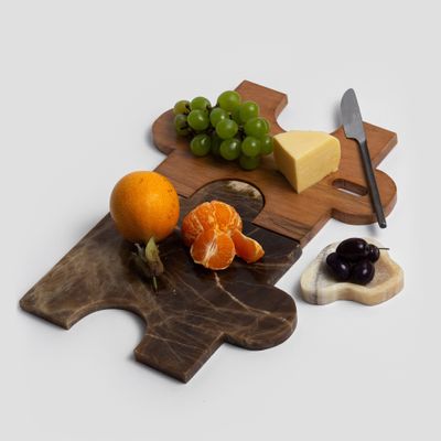 Design objects - Puzzle Piece Cutting Board - Stone - DAR PROYECTOS