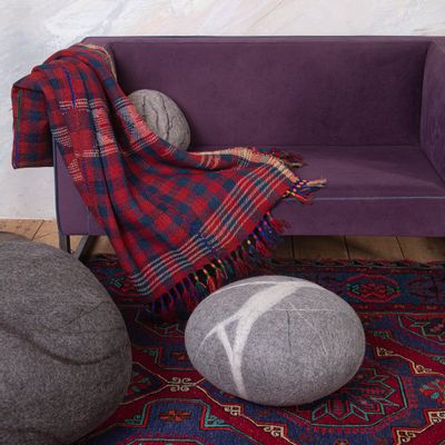 Design objects - Ottoman pouf wool furniture "Haiku" - KATSU STONES