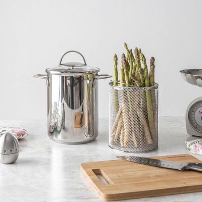 Casseroles - Cuiseur vapeur d'asperges, de légumes et de pâtes - BARAZZONI SPA ITALIE
