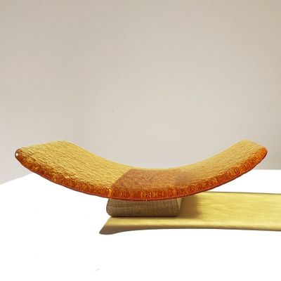 Trays - LOUPY amber glass tray - MADEMOISELLE JO