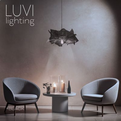 Hanging lights - BALERINA Tutu  CHANDELIER - Noir - LUVI