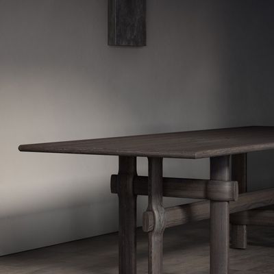 Tables Salle à Manger - Knot – Tables à manger en chêne massif (formes rectangulaire et ronde) - LIVINGSTONE