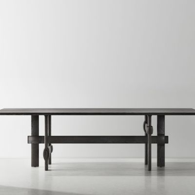 Tables Salle à Manger - Knot – Tables à manger en chêne massif (formes rectangulaire et ronde) - LIVINGSTONE