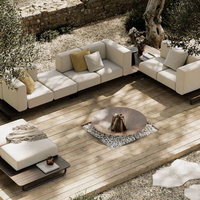 Lawn sofas   - Copacabana Outdoor Seating Set - DOMKAPA