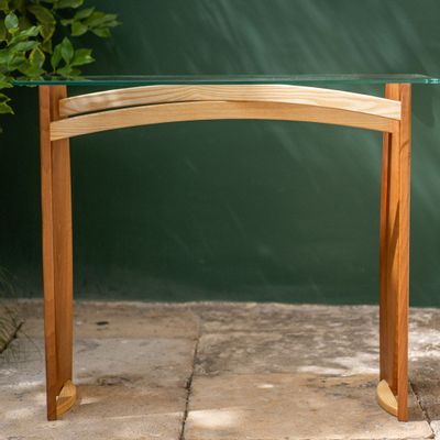 Console table - Solid wood entrance console — Adelaïde Collection - LA HUPPE