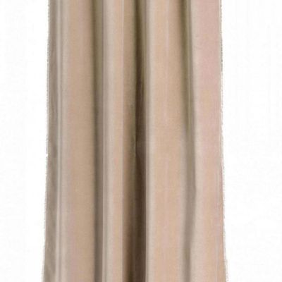 Curtains and window coverings - Fara plain curtain Latte 135 X 280 - MAISON VIVARAISE – SDE VIVARAISE WINKLER
