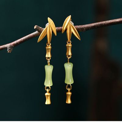 Bijoux - Boucles d'oreilles en bambou - TIRACISÚ