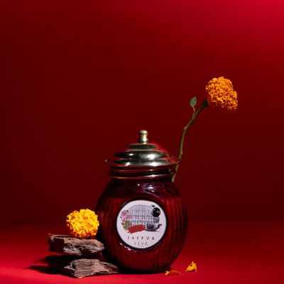Gifts - SEVA HOME Ode to India - Pink City Elegance Jaipur Candle - SEVA HOME
