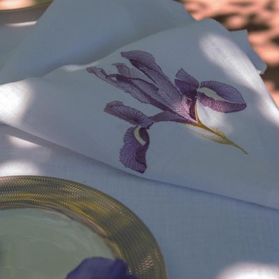 Linge de table textile - serviette IRIS - ARTIPARIS