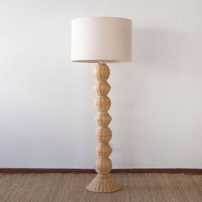 Decorative objects - Rattan Floor Lamp ZIGGI - MAHE HOMEWARE