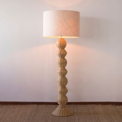 Floor lamps - Rattan Floor Lamp ZIGGI - MAHE HOMEWARE