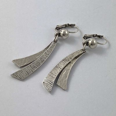 Jewelry - Silver or Gold Pewter Earrings - J.BOETSCH CRÉATION