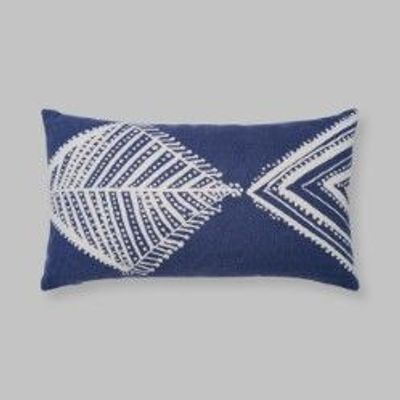 Cushions - MERAKI Gond art inspired fish printed lumbar. - NAKI + SSAM