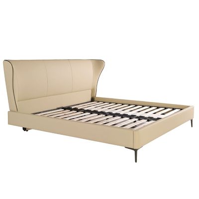 Beds - Cream leatherette bed - ANGEL CERDÁ