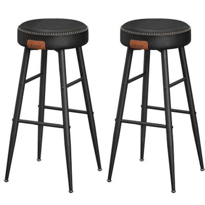 Kitchens furniture - Set of 2 Steapa bar stools - Black - VIBORR