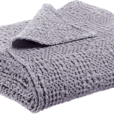Linge de lit - Jeté Tana Brume 180 x 260 - MAISON VIVARAISE - SDE VIVARAISE WINKLER