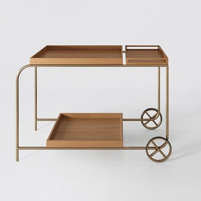 Chariots - "PEDRO" CHARIOT BAR / BUFFET À BOISSONS - ALESSANDRA DELGADO DESIGN