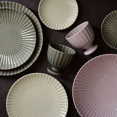 Platter and bowls - Mollet - MARUMITSU POTERIE