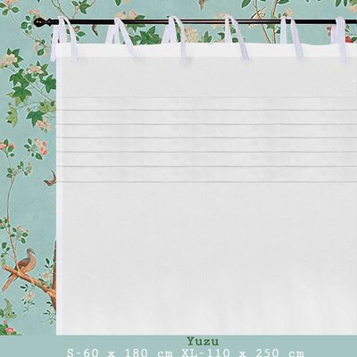 Curtains and window coverings - CURTAINS SASHIKO ORGANZA - LA CUCA