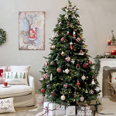 Other Christmas decorations - Fleur Sapin de Noël avec panier & 400 lumières LED incl timer - CHIC ANTIQUE A/S