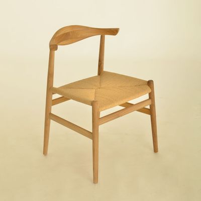 Chaises - Teak & straw chair - NAGOYA - JOE SAYEGH PARIS