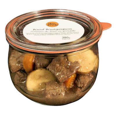 Épicerie fine - Bœuf Bourguignon, Pomme de Terre en Grenaille - 380g - METSTERROIR