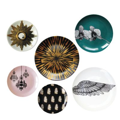Design objects - Decorated wall plates - STUDIO CRIS AZEVEDO